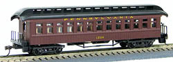 Con-Cor 15611 HO Pennsylvania Railroad 1880s Wood Open-Platform Coach #1275
