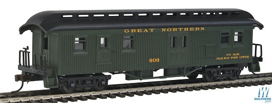 Con-Cor 15629 HO Great Northern 1880s Wood Open-Platform Coach #556