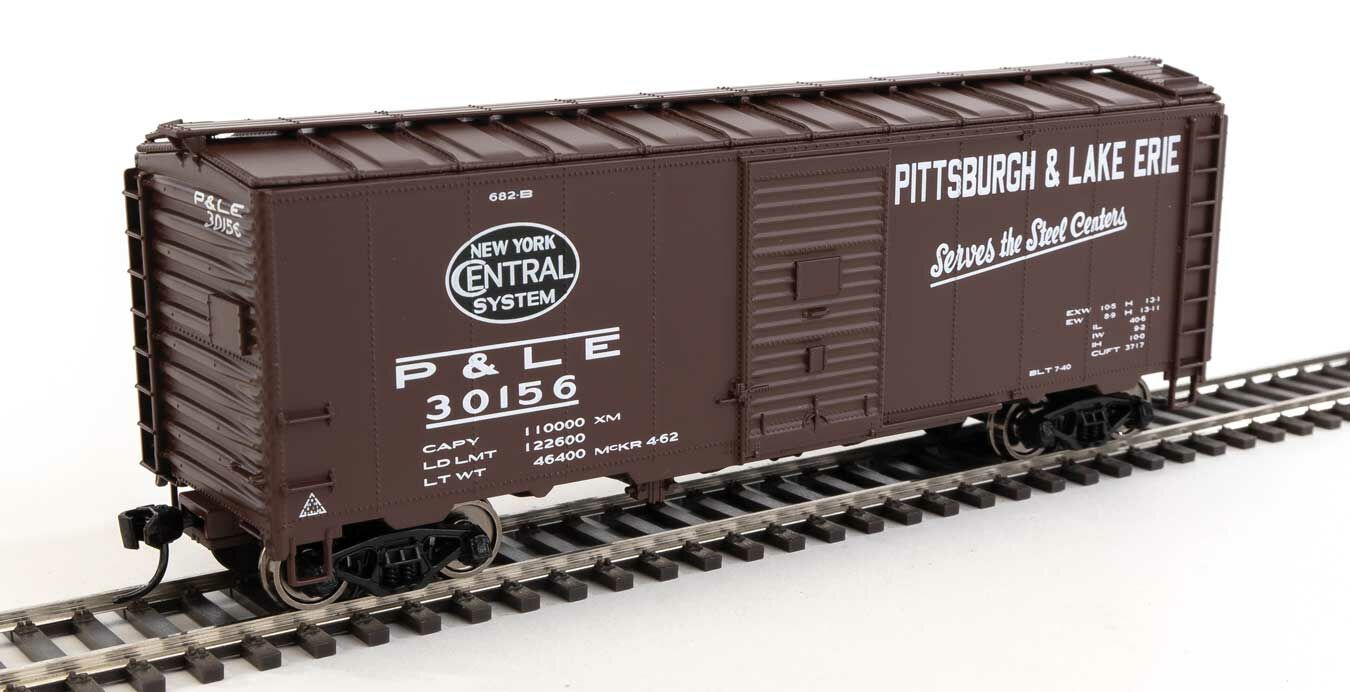 Walthers 910-2735 HO NYC P&LE 40' AAR Modified 1937 Boxcar Ready to Run #30156