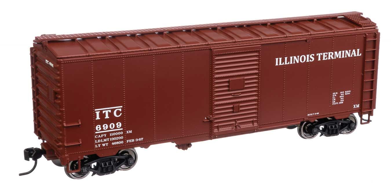 Walthers 910-1363 HO Illinois Terminal 40' AAR 1944 Boxcar Ready to Run #6909