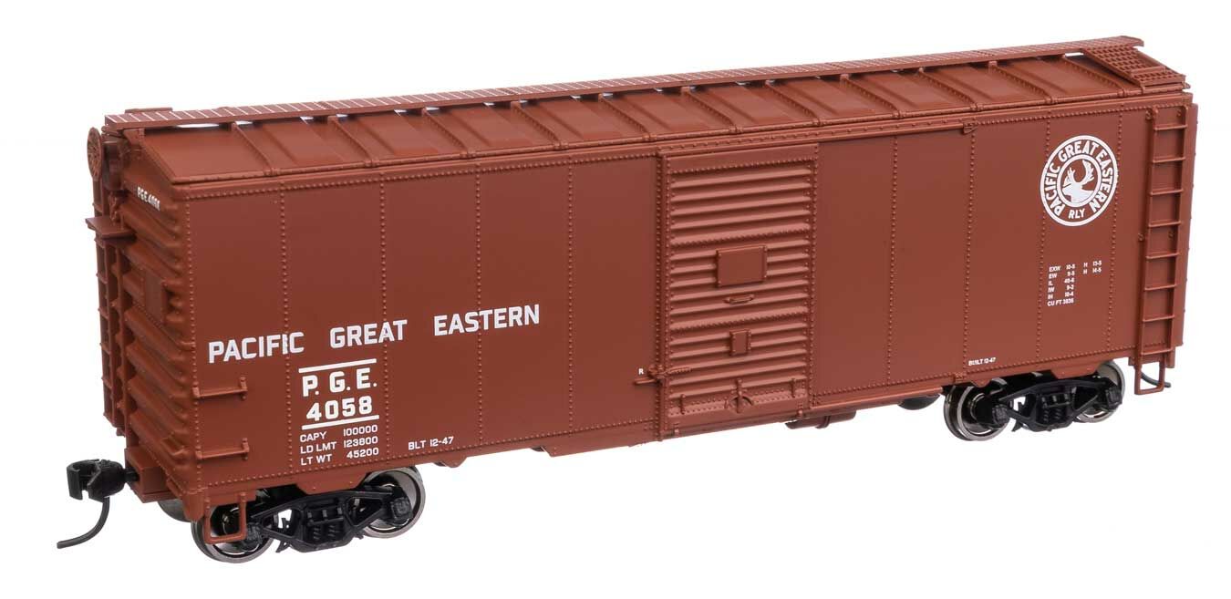 Walthers 910-1369 HO Pacific Great Eastern 40' AAR 1944 Boxcar RTR #4058
