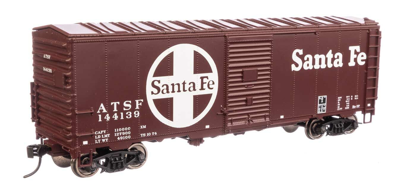 Walthers 910-1204 HO Santa Fe 40' AAR Modernized 1948 Boxcar RTR #144139