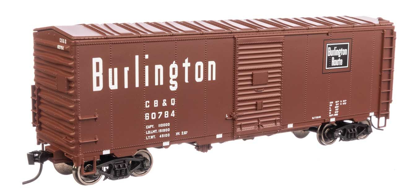 Walthers 910-1206 HO CBQ 40' AAR Modernized 1948 Boxcar RTR #60784