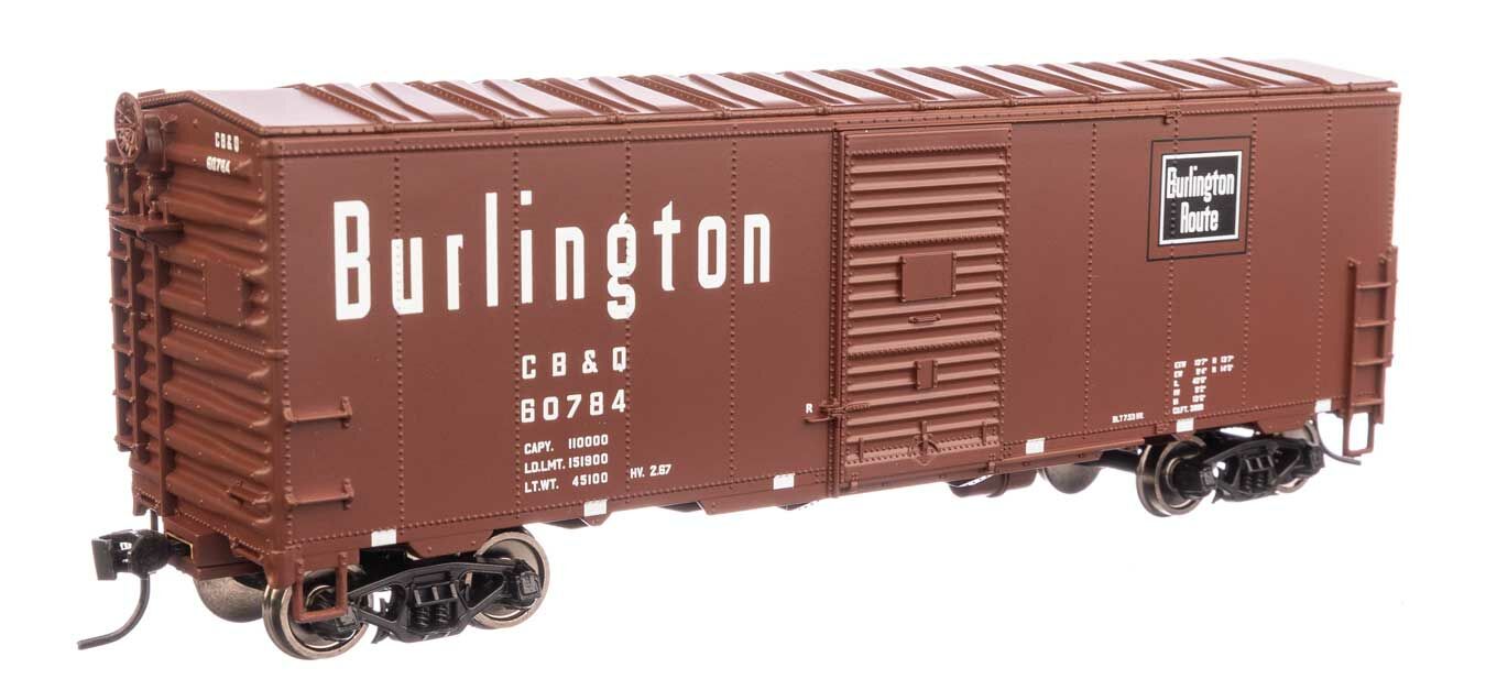 Walthers 910-1206 HO CBQ 40' AAR Modernized 1948 Boxcar RTR #60784