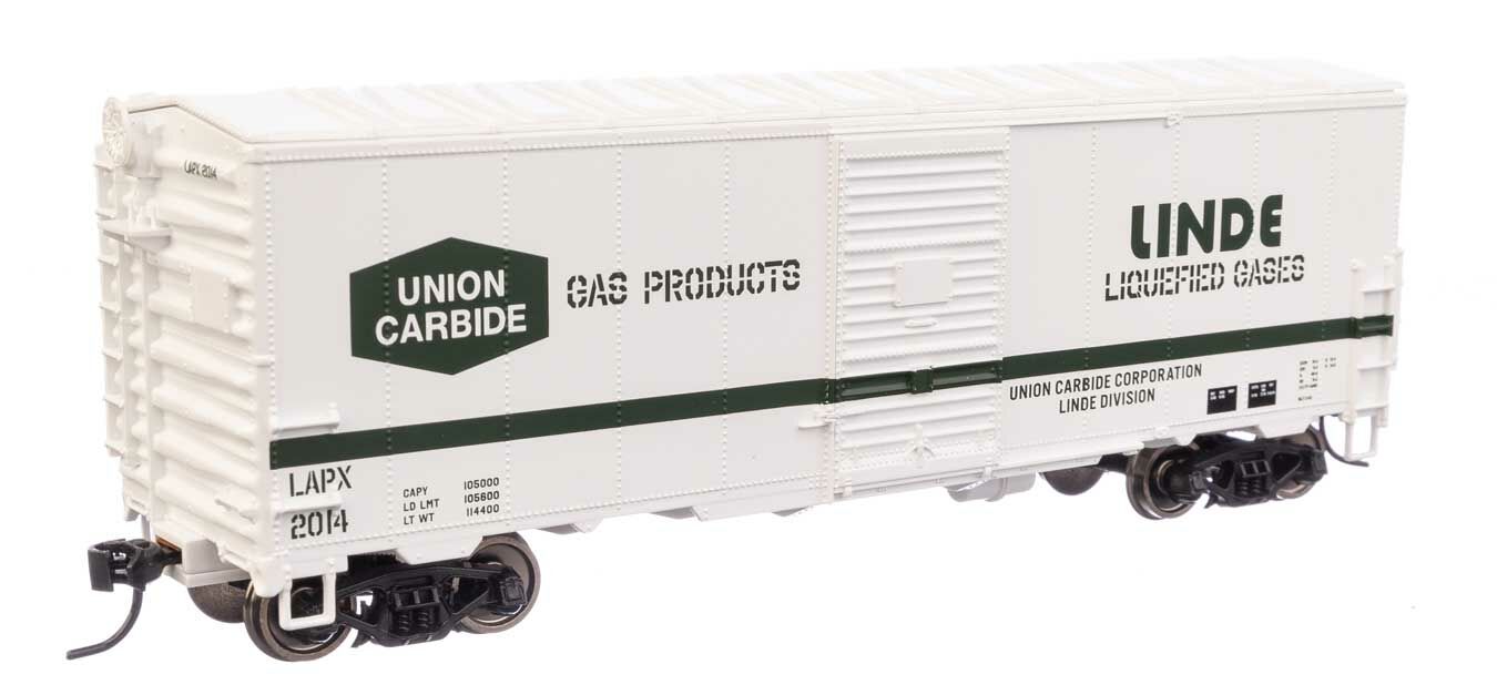 Walthers 910-1208 HO Linde Gas 40' AAR Modernized 1948 Boxcar RTR LAPX #2014