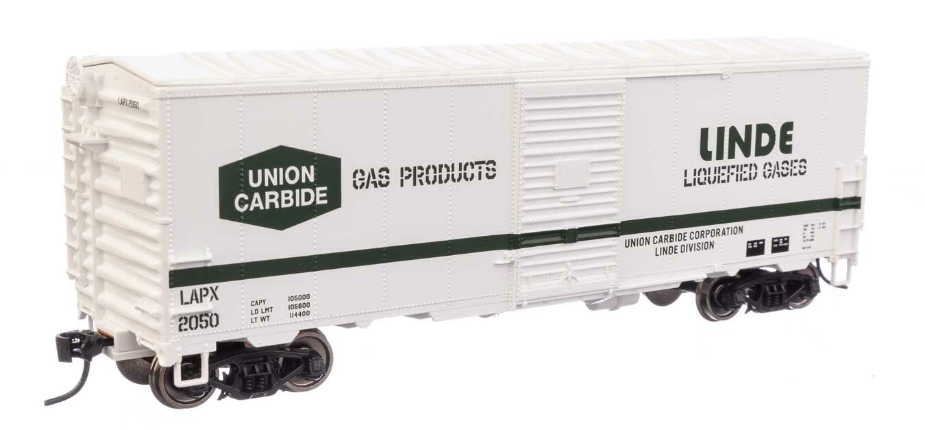 Walthers 910-1209 HO Linde Gas 40' AAR Modernized 1948 Boxcar RTR LAPX #2050
