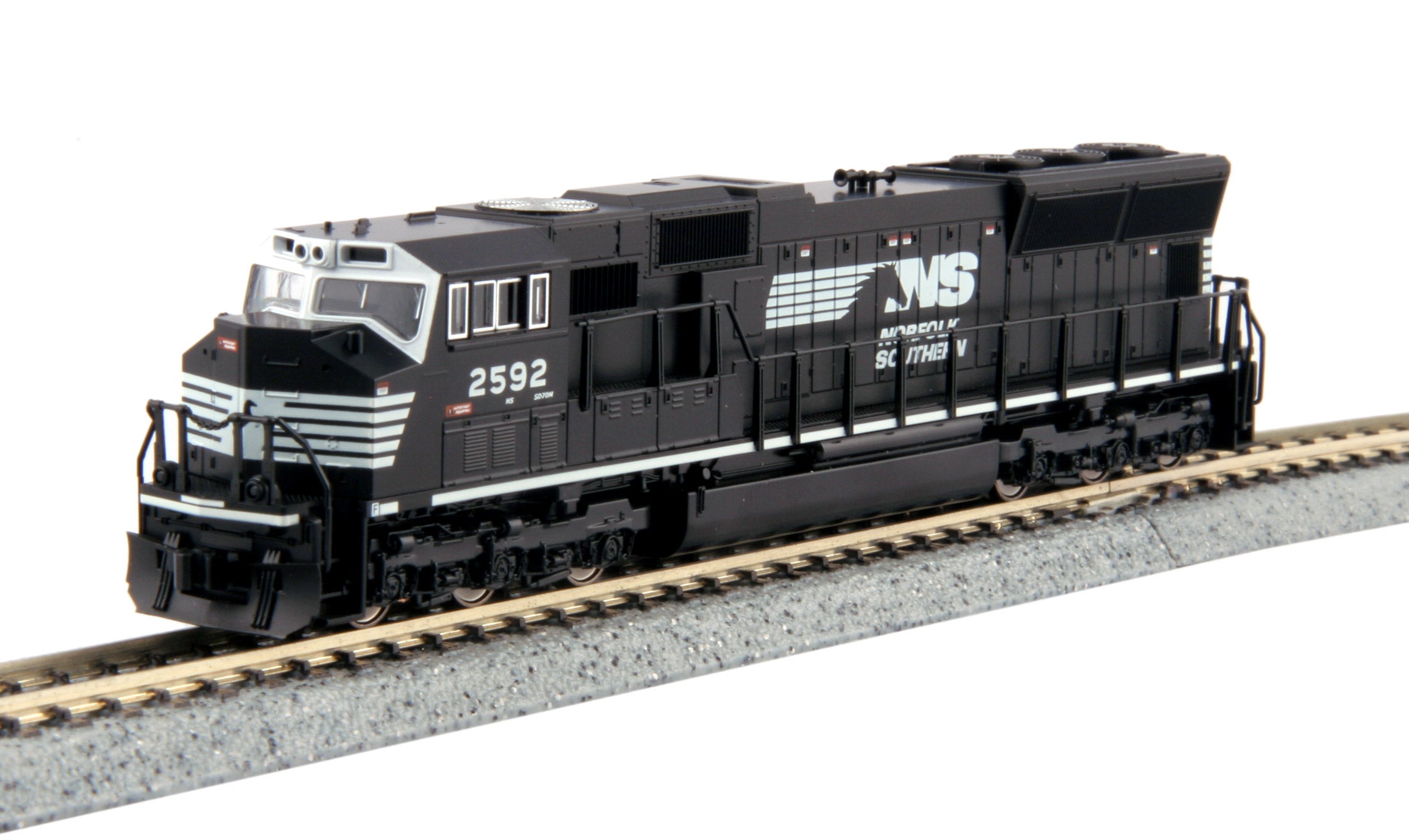 KATO NORFOLK＆WESTERN鉄道　SD-9 Kato 176-8607 N Norfolk Southern EMD SD70M Diesel Locomotive #2592