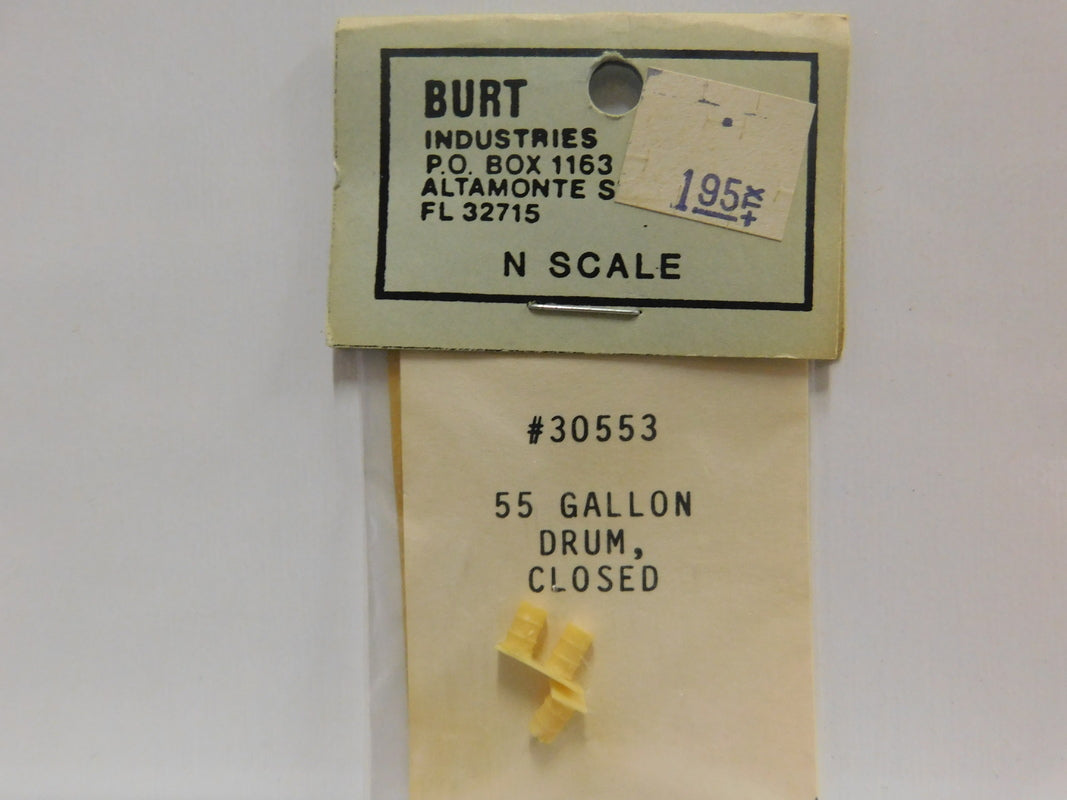 Burt 30553 N 55 Gallon Closed Drum