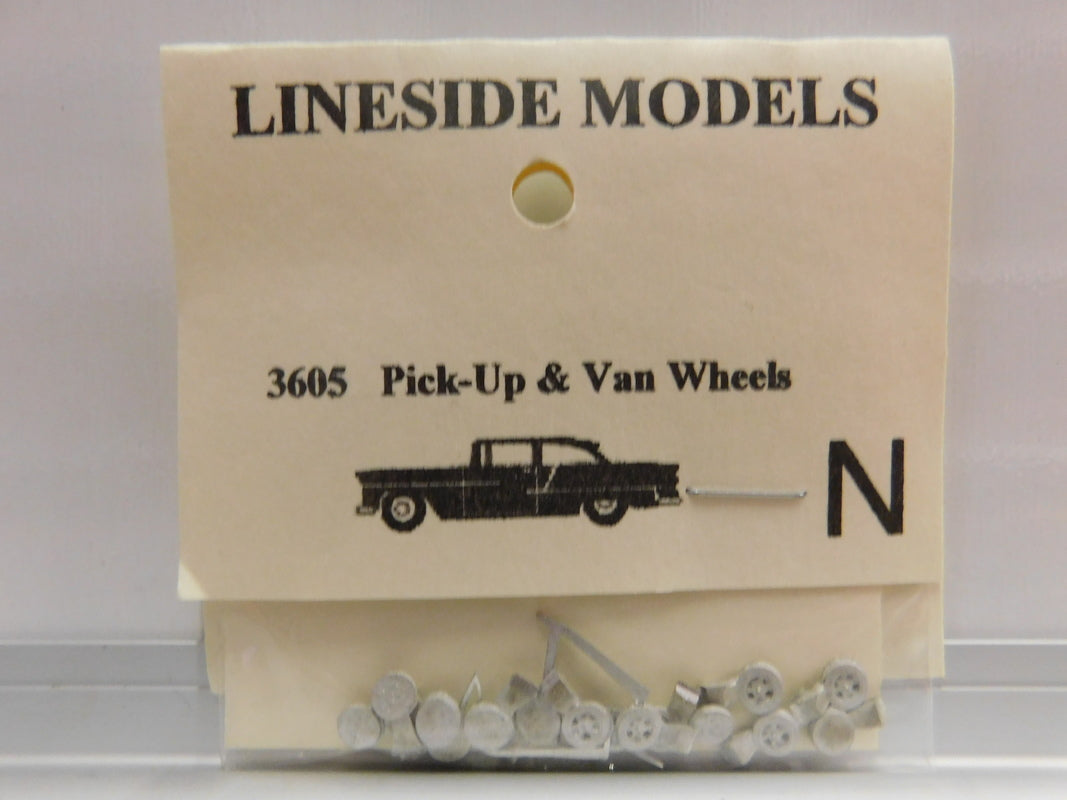 Lineside Models 3605 N Pick Up & Van Wheels