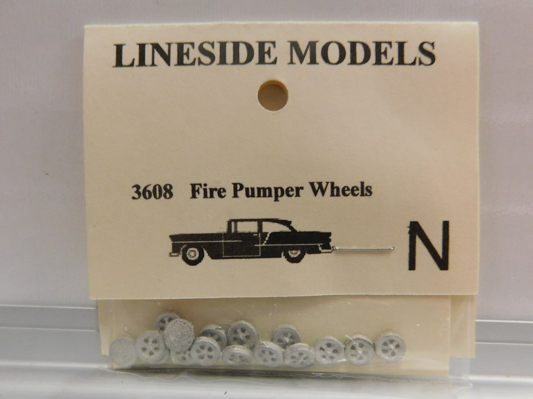 Lineside Models 3608 N Fire Pumper Wheels