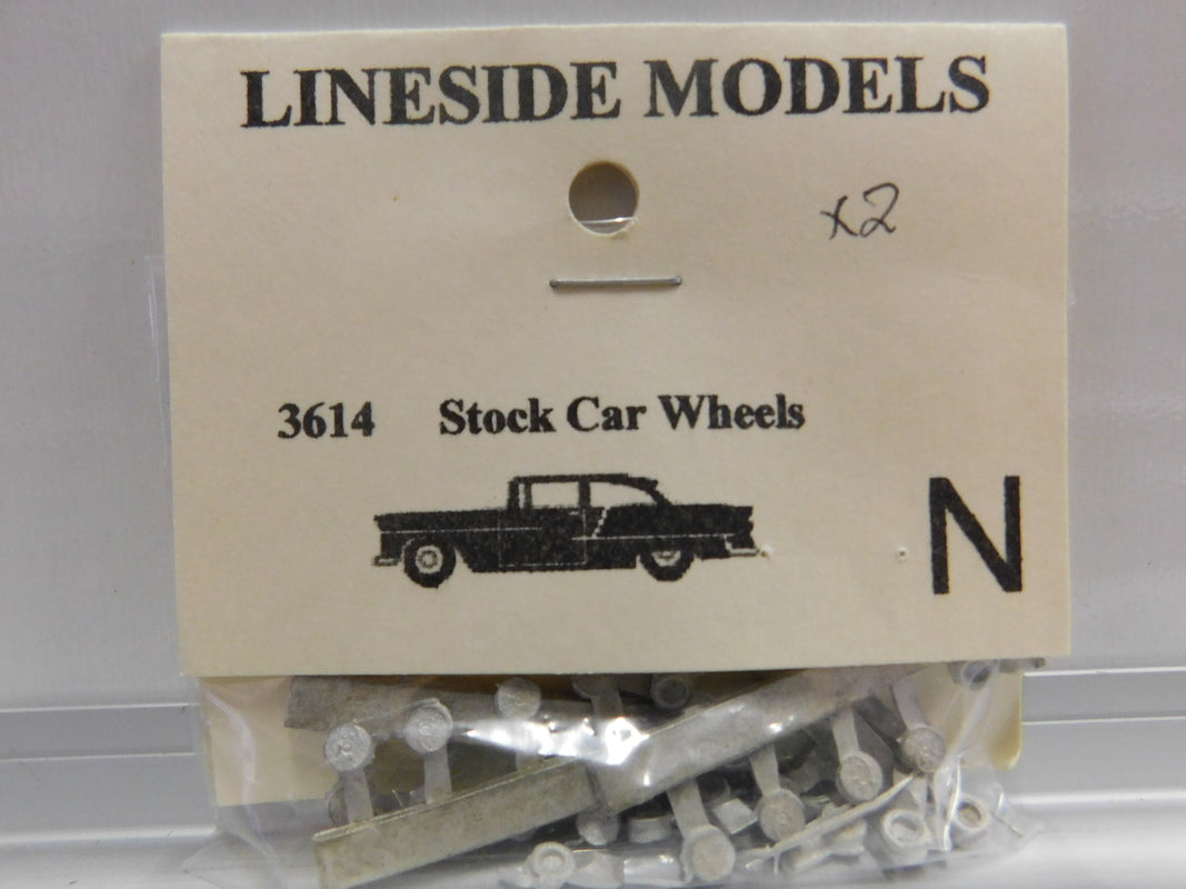 Lineside Models 3614 N Stock Car Wheels