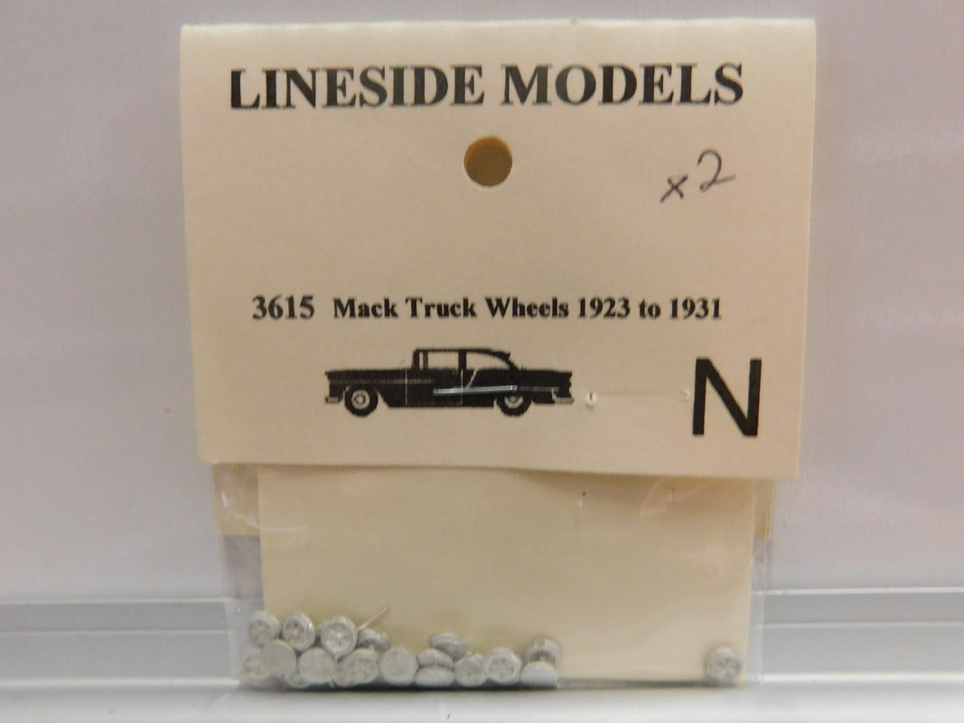 Lineside Models 3615 N Mack Truck Wheels