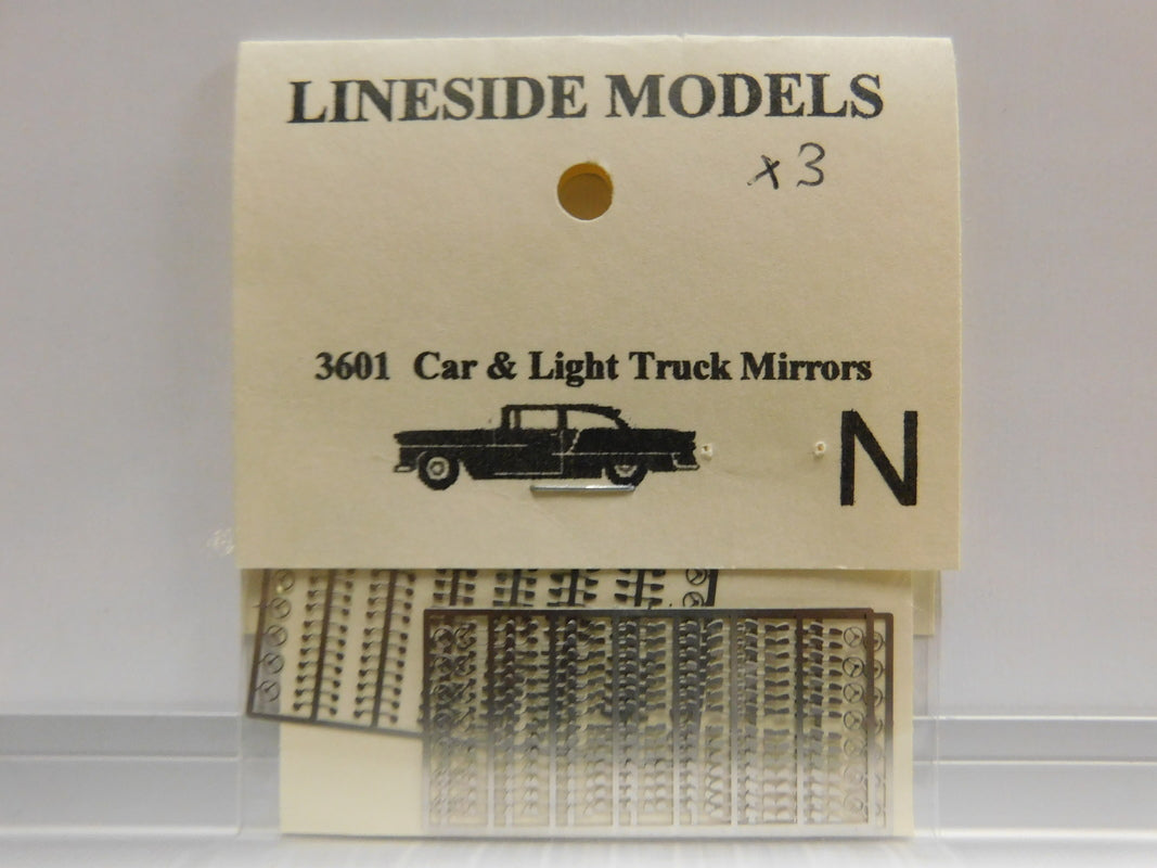 Lineside Models 3601 N Car & Light Truck Mirrors