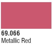 Vallejo Paint 69066 Metallic Red Mecha Color Acrylic Paint - 17 ml. Bottle