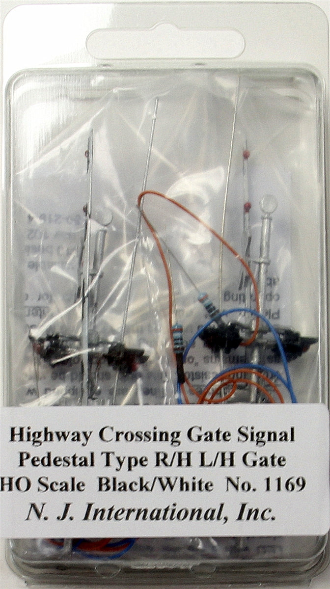 NJ International 1169 HO Opposing Pair Crossing Gate Signal (2)