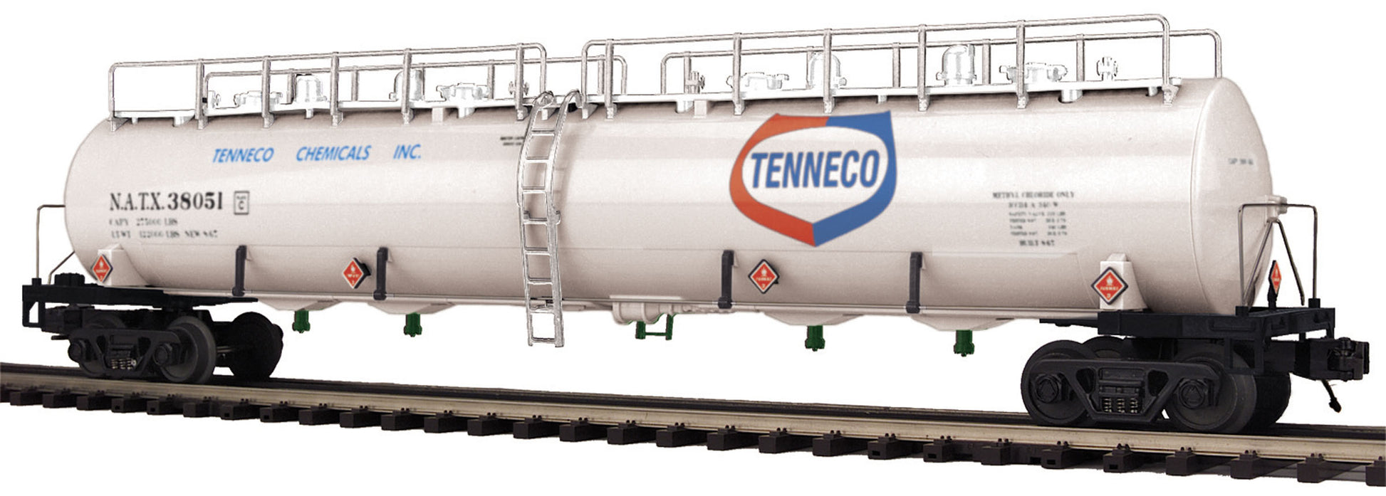 MTH 20-96739 O Tenneco 20K Gallon 4-Compartment Tank Car #38051