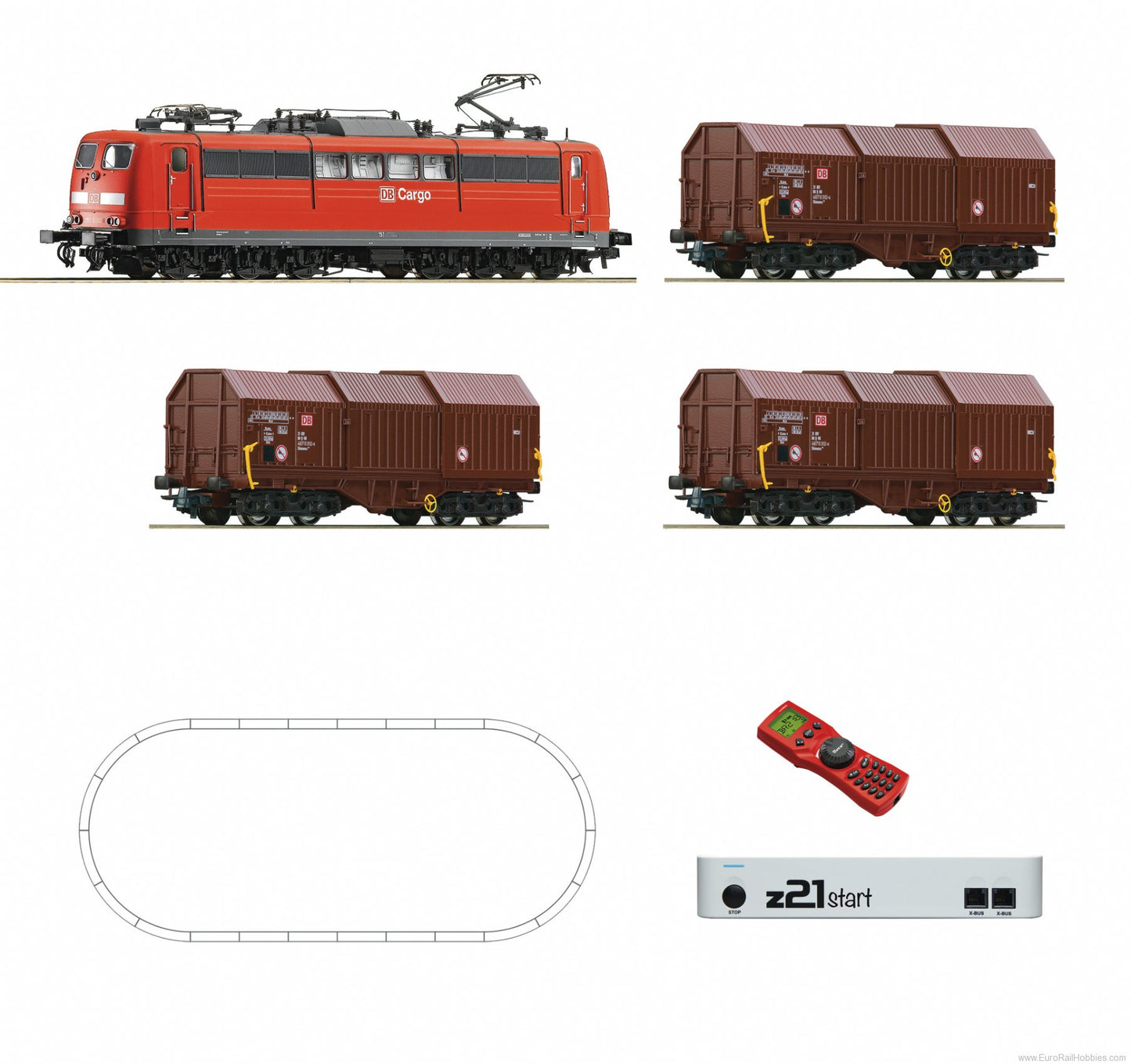 Roco 51293 Deutsche Bahn AG Digital Z21 HO Gauge Electric Starter Train Set