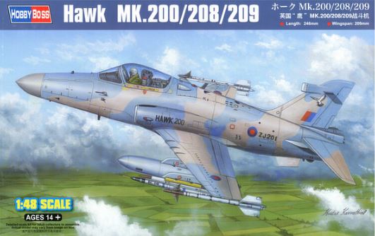 Hobby Boss Models 81737 1:48 Hawk MK.200/208/209 Military Aircraft Plane Kit