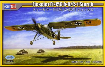 Hobby Boss Models 80180 1:35 Fieseler Fi-156 A-0/C-1 Storch Military Plane Kit
