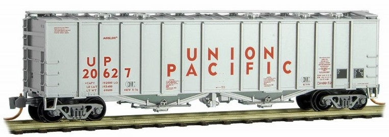 Micro-Trains 09800052 N Union Pacific 4180 cu ft Airslide Covered Hopper #20627