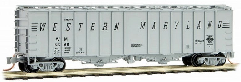 Micro-Trains 09800060 N WM 4180 cu ft Airslide Covered Hopper #5565