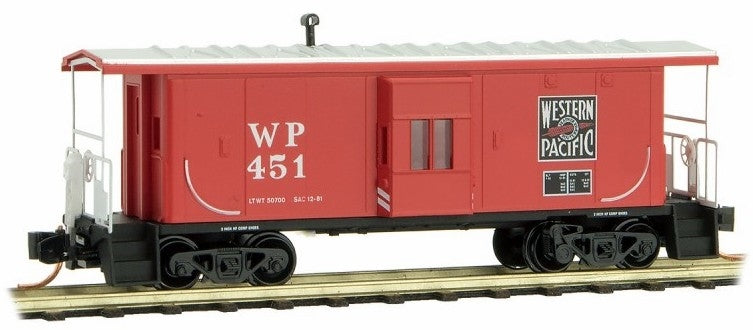 Micro-Trains 13000190 N Western Pacific 31' Bay Window Caboose #451