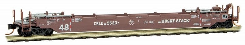 Micro-Trains 13500041 N Coe Rail 70' Husky Stack Well Car #5533
