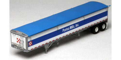 Lonestar Models 6034 HO Purina Mills Wilson 43' Pacesetter Grain Trailer Kit
