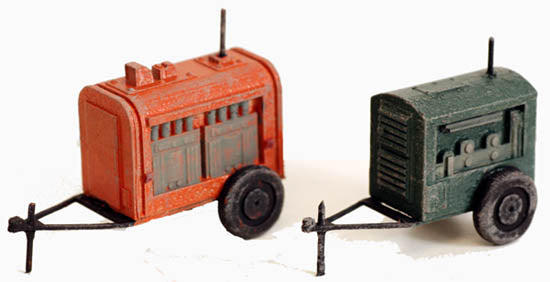 Model Tech Studios D0257P HO Detail Generator & Compressor Industrial Equipment