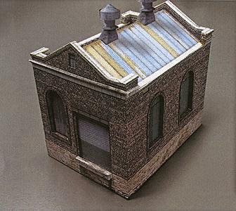 Clever Models 1008 N Turbine House Paper Building Kit
