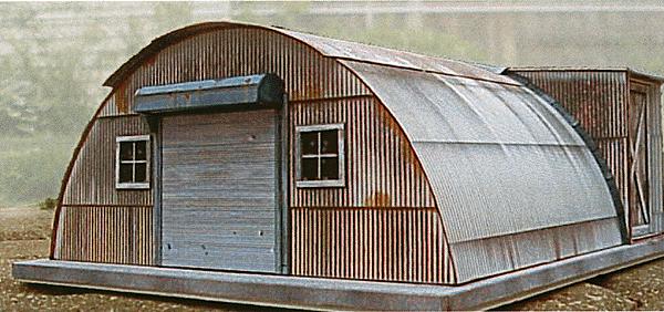 Clever Models 1010 N Quonset Hut House Paper building Kit