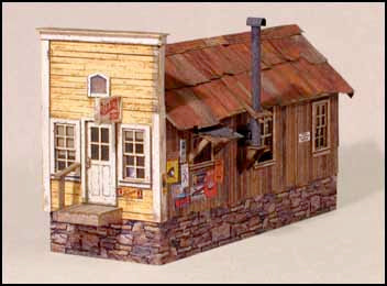 Paper Creek Model Works 101 N Randsburg Barbershop Kit