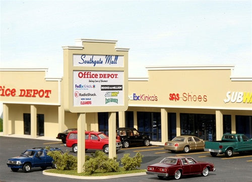 Custom Cuts by Summit USA ML-004 HO Mall Street Sign Kit