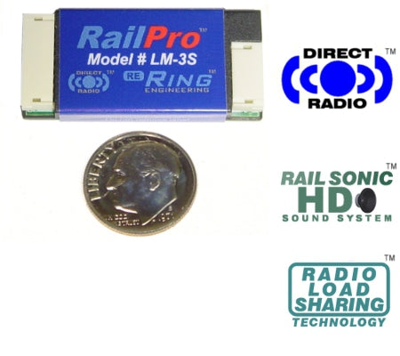 Ring Engineering 634-LM3S HO RailPro Locomotive Module with Sound