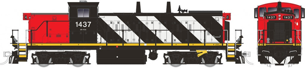 Rapido Trains 10115 HO Canadian National GMD-1A 4-Axle 1400 Diesel Loco #1437