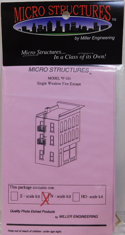 Micro Structures F-101 N Single Window Fire Escape