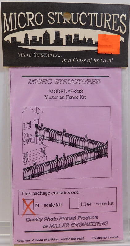 Micro Structures F-303 Z Victorian Fence Kit