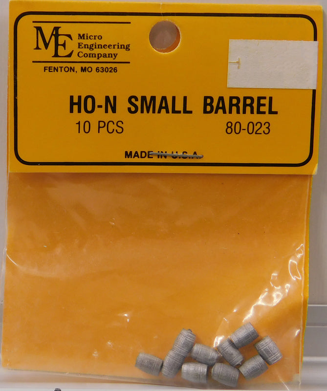 Micro Engineering 80-023 HO/N Small Barrell (Pack of 10)