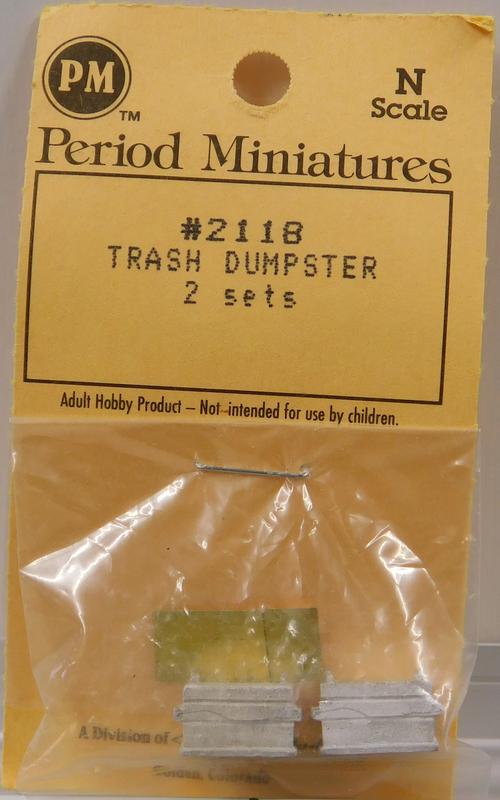 Period Miniatures 2118 N Trash Dumpster (2)