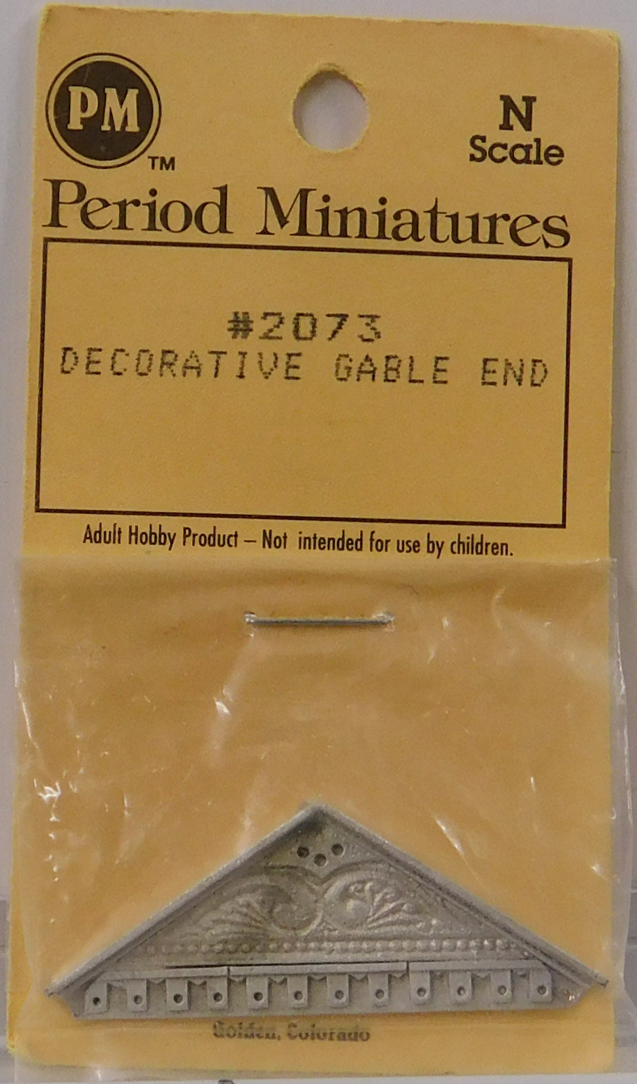 Period Miniatures 2073 N Decorative Gable End