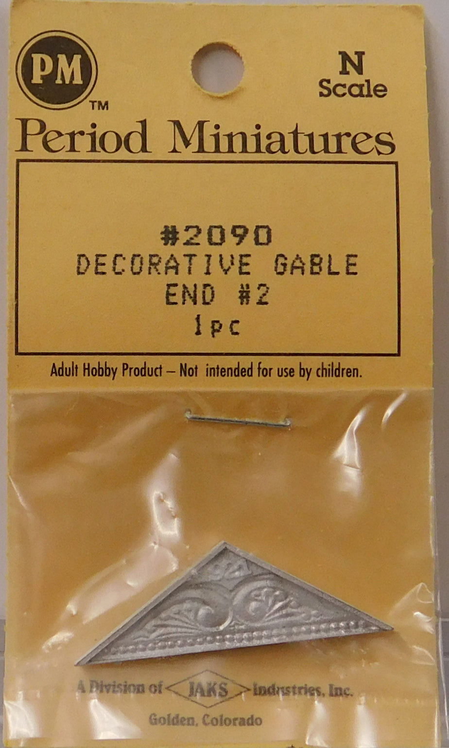 Period Miniatures 2090 N Decorative Gable End #2