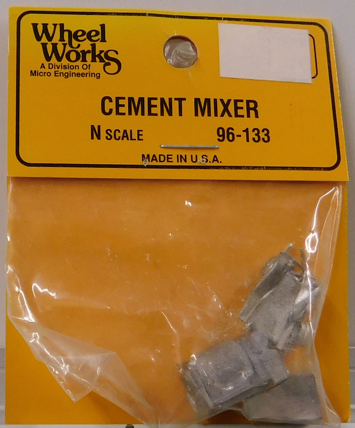 Wheel Works 96-133 N Unpainted Cement Mixer Diecast Kit