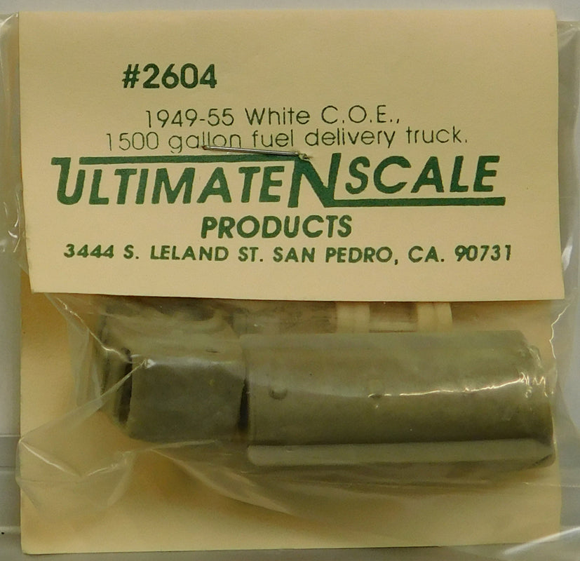 Ultimate N Scale 2604 N 1949-55 White C.O.E. 1500 Gallon Fuel Delivery Truck