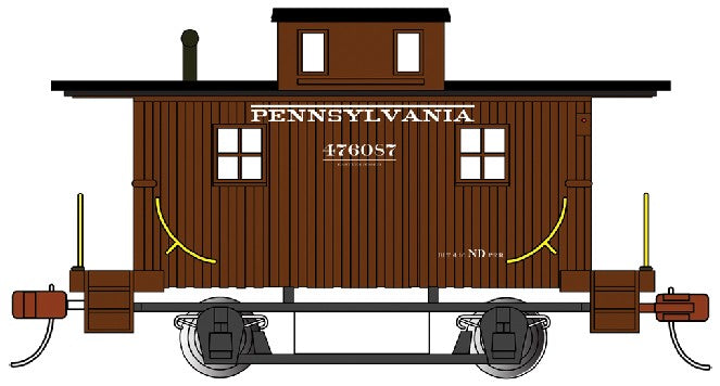 Bachmann 18402 HO Pennsylvania Old-Time Bobber Caboose #476087