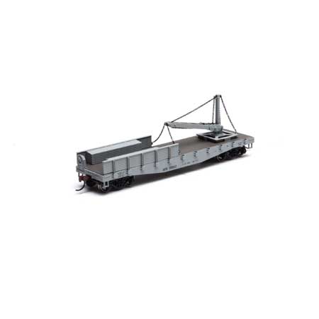 Athearn 28031 HO Maintenance-of-Way (MOW) 40' Derrick Flat Car RTR #110662