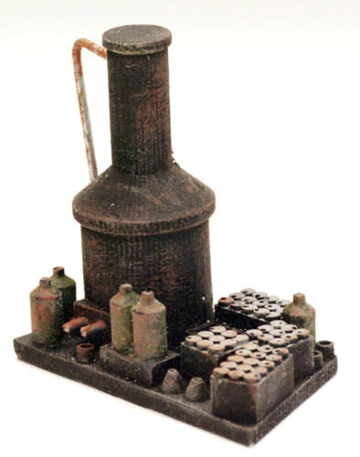 Model Tech Studios D0270 HO Detail Moonshine Still, Get your Brew Here