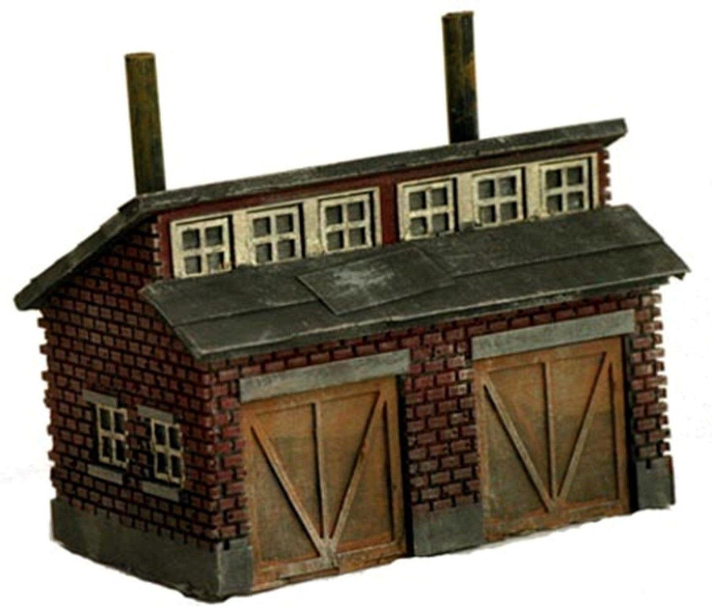 Model Tech Studios D1109P N Structure Brick Railroad Service Shedgreat Trackside