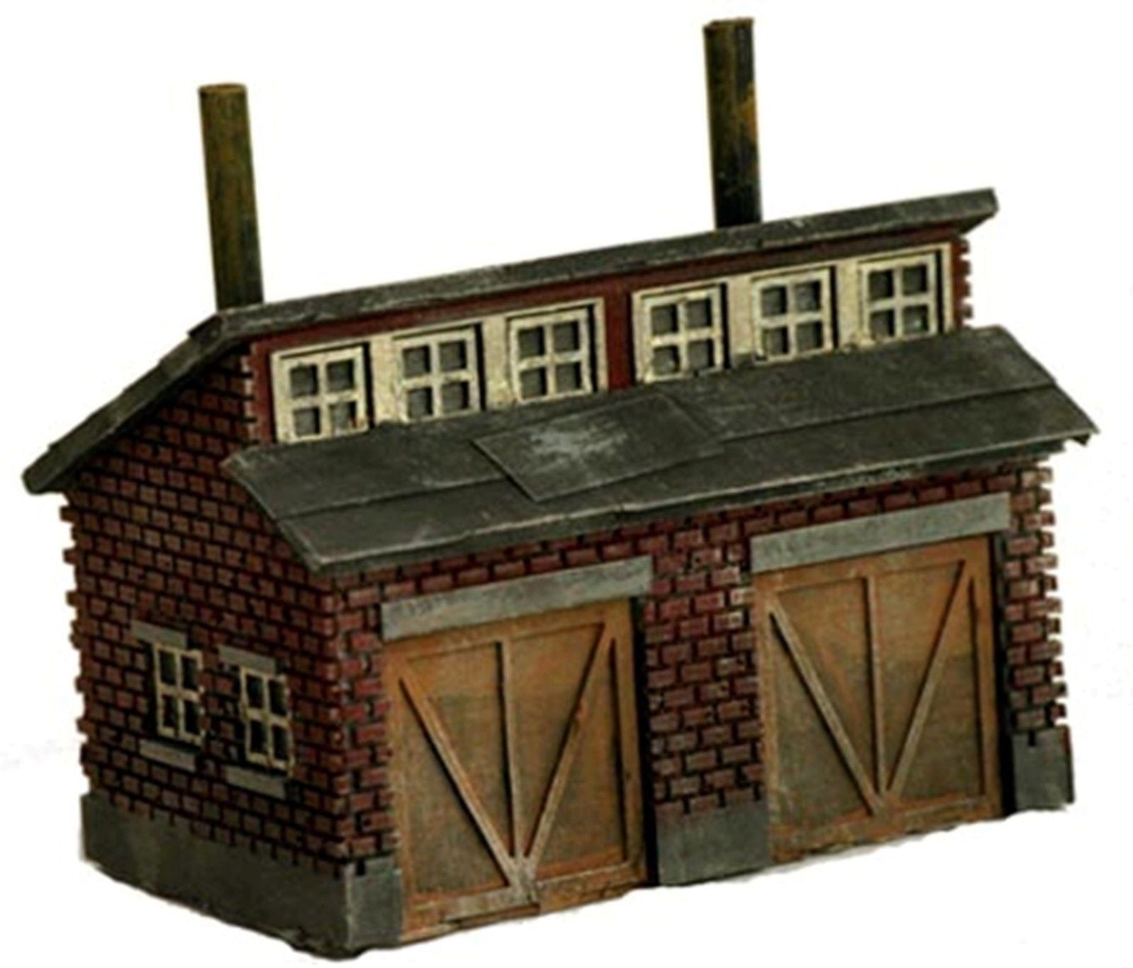 Model Tech Studios D1109P N Structure Brick Railroad Service Shedgreat Trackside