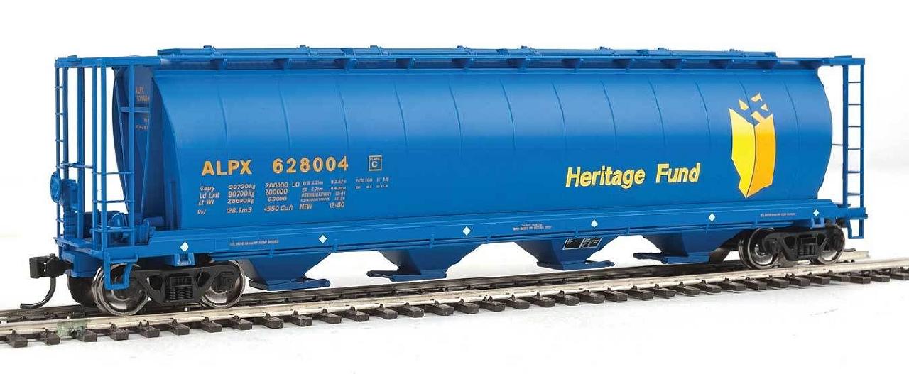 Walthers 910-7304 HO Heritage Fund ALPX 59' Cylindrical Hopper RTR #628004