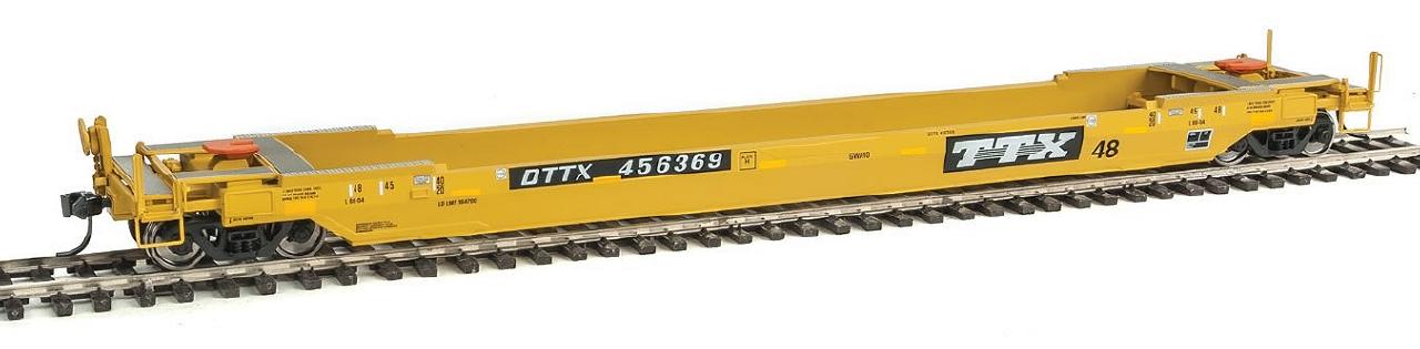 Walthers 920-109209 HO DTTX 48' Gunderson All-Purpose Well Car Trailer #456369